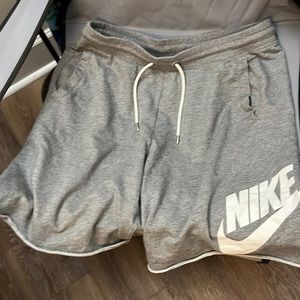 I am selling men Large grey nike shorts